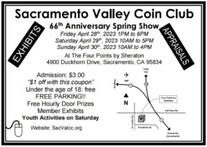 Sacramento Coin Show 2023